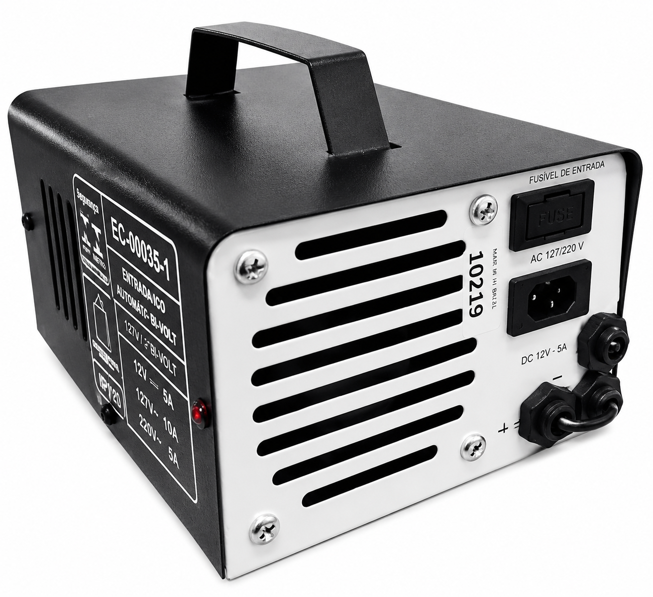 Carregador de Bateria Automático 12V 10A Flach F10-SD Bivolt