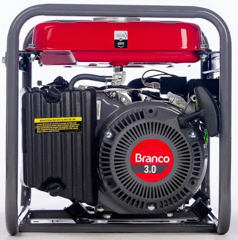 Gerador de Energia Branco B4T 1300 220V 1.3 kVA Monofásico