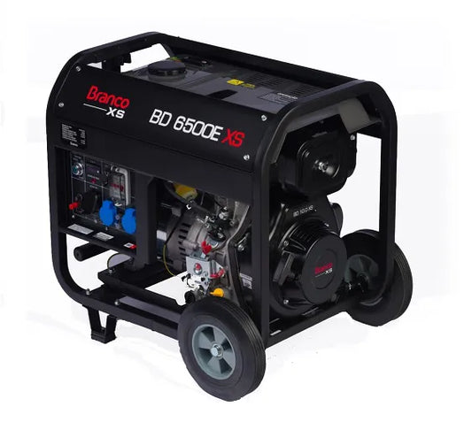 Gerador a Diesel Branco BD6500E XS 6,5 kVA com Partida Elétrica