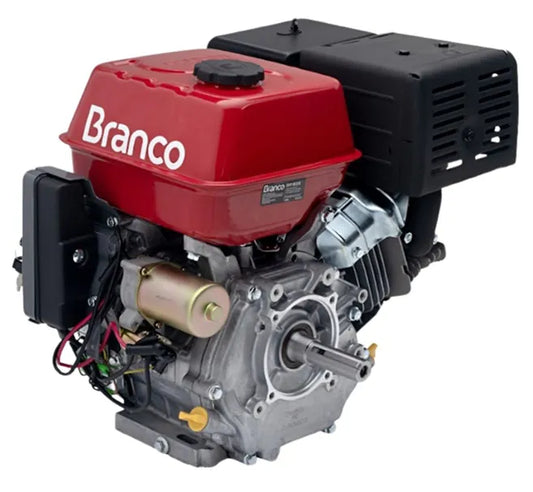 Motor Gasolina Branco B4T 16.5E 16.5HP 458cc 4 Tempos Partida Elétrica e Manual