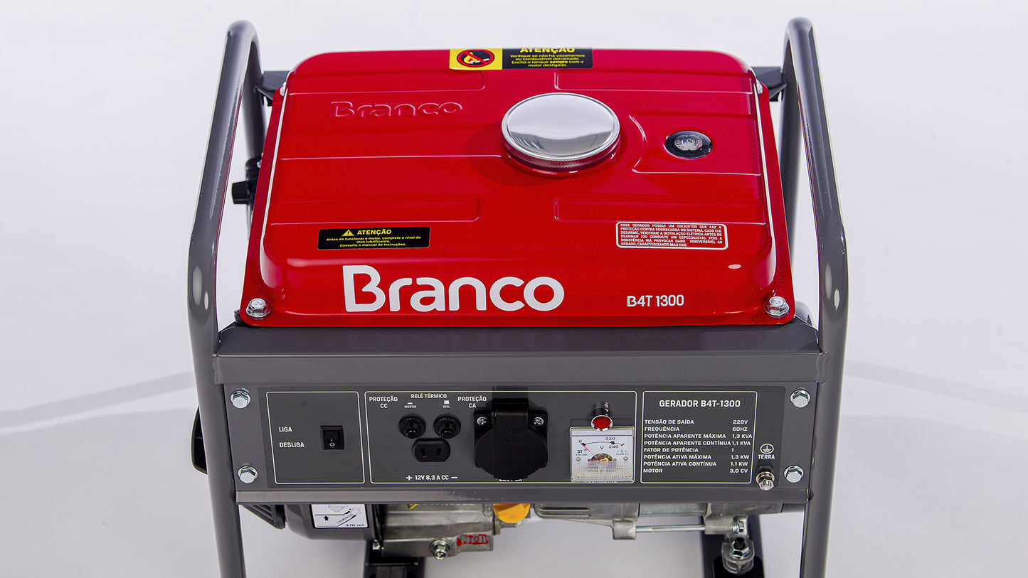 Gerador de Energia B4T-1300 Branco 4,8h Autonomia 110V/220V