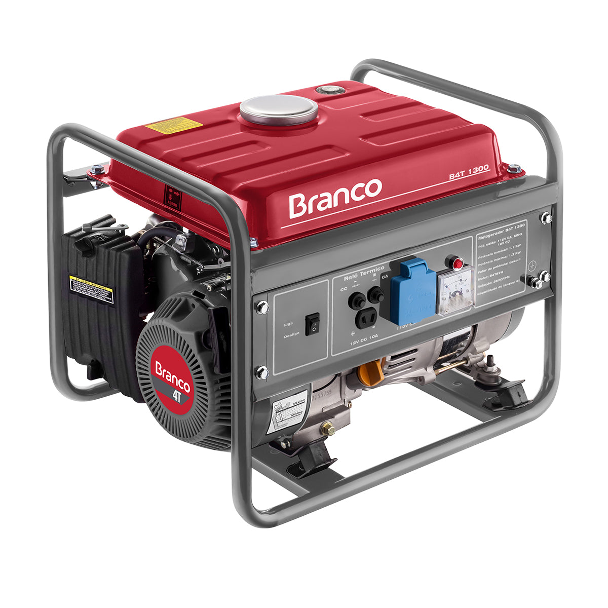 Gerador de Energia B4T-1300 Branco 4,8h Autonomia 110V/220V