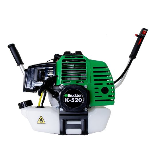 Roçadeira Profissional Brudden K520 52cc - Alta Potência para Trabalho Pesado