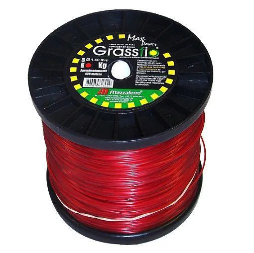 Bobina de Fio de Nylon Para Roçadeira 2,4mm Quadrado 2KG
