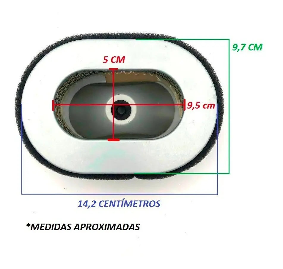 Filtro de Ar Diesel Motor 10hp 13hp – Geradores BD6500 BD8000 TDG7000 TDG8500