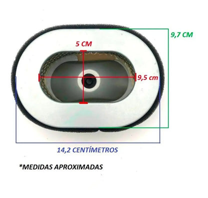 Filtro de Ar Diesel Motor 10hp 13hp – Geradores BD6500 BD8000 TDG7000 TDG8500