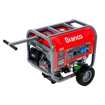 Gerador a Gasolina Branco B4T 13000E 13kVA Monofásico 110/220V – Partida Elétrica