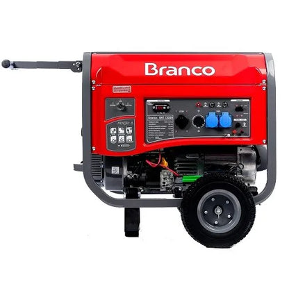 Gerador a Gasolina Branco B4T 13000E 13kVA Monofásico 110/220V – Partida Elétrica