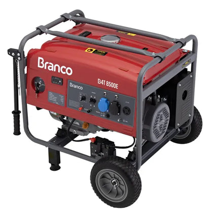 Gerador de Energia Branco B4T 8500E 7 KVA Partida Elétrica 110/220V