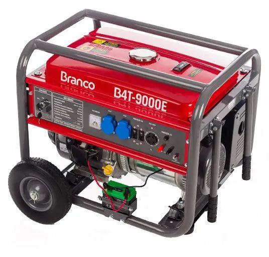 Gerador de Energia Branco B4T 9000E 9kva Monofásico 110/220V - Partida Elétrica e Manual