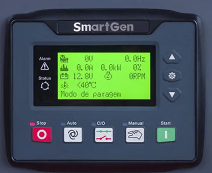 Gerador a Diesel Branco BD 12000 ES 10,5 kVA Monofásico Silencioso