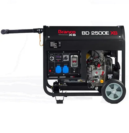 Gerador a Diesel Branco BD2500E XS 2,5 kVA 110/220 V Partida Elétrica
