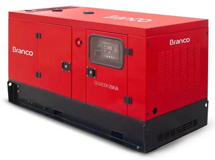 Gerador a Diesel Branco BD 21000 ES 23 kVA Monofásico Automático