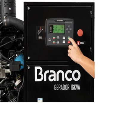 Gerador a Diesel Branco BD 16000 E 16 kVA 127/220 V
