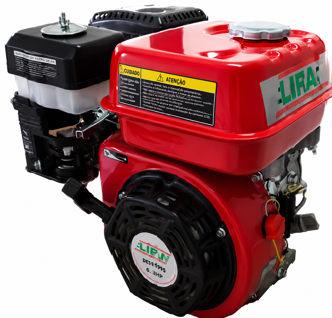 Motor Gasolina 6.5 HP Lira MG65 Partida Manual 196cc – Multiuso