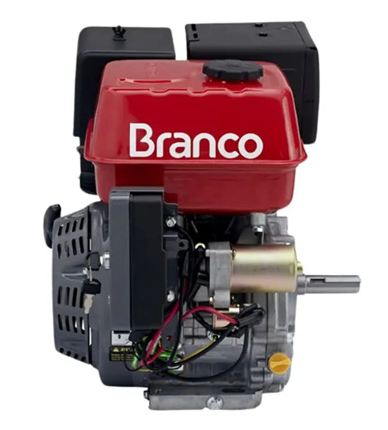 Motor Gasolina Branco B4T 16.5E 16.5HP 458cc 4 Tempos Partida Elétrica e Manual