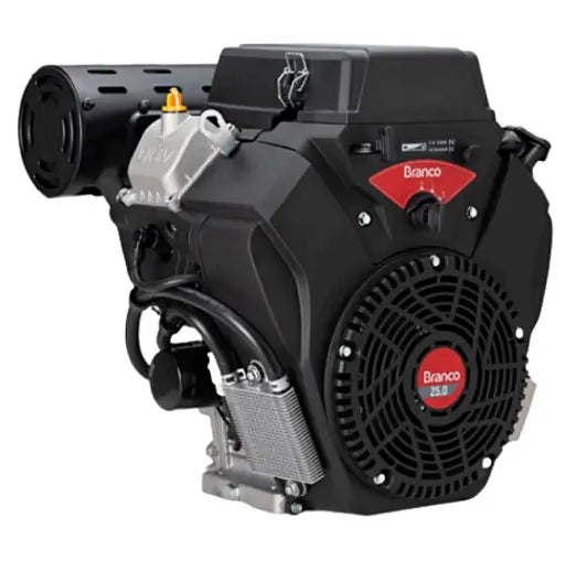 Motor Gasolina Branco B4T 25E 25HP 764cc 2 Cilindros Partida Elétrica