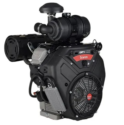 Motor Gasolina Branco B4T 35E 35HP 999cc 2 Cilindros Partida Elétrica Eixo 36mm Filtro Ciclônico Duplo