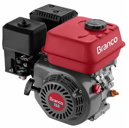 Motor Gasolina Branco B4T 13 HP 389cc Partida Manual – Sensor de Óleo Eixo 1"