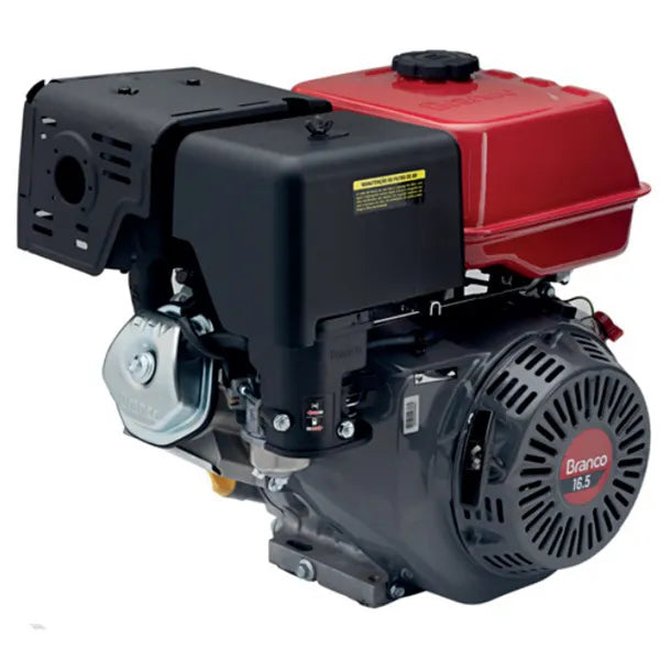 Motor Gasolina Branco B4T 16,5 HP 458cc Partida Manual – Sensor de Óleo Eixo 1"