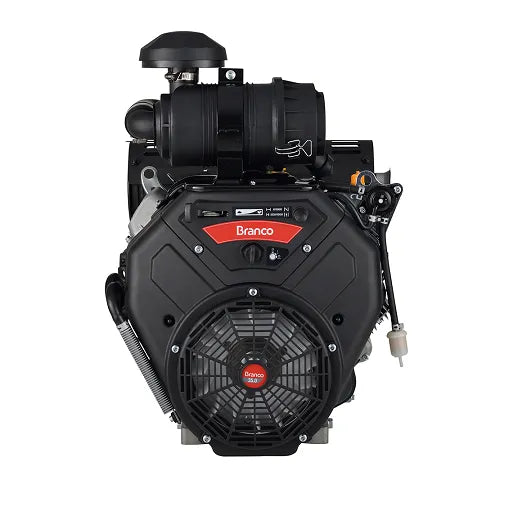 Motor Gasolina Branco B4T 35E 35HP 999cc 2 Cilindros Partida Elétrica Eixo 36mm Filtro Ciclônico Duplo