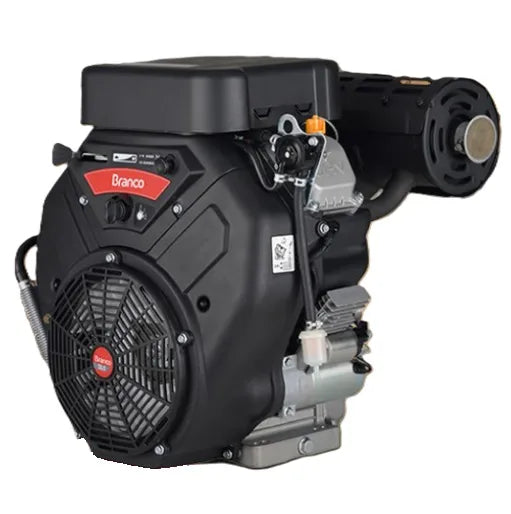 Motor Gasolina Branco B4T 35E 35HP 999cc 2 Cilindros Partida Elétrica Filtro Ciclônico Duplo