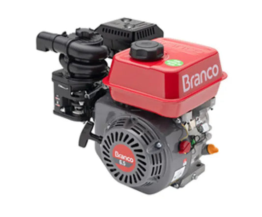 Motor Gasolina Branco B4T 6.5HP 3600 RPM 4 Tempos Partida Manual Filtro Ciclônico
