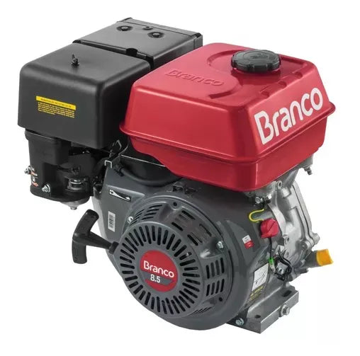 Motor Gasolina Branco B4T 8,5 HP 270cc Partida Manual – Sensor de Óleo Eixo 1"