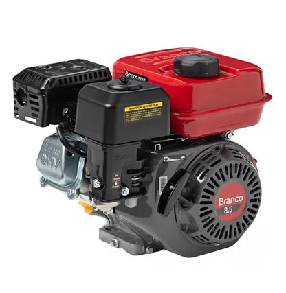 Motor Gasolina Branco B4T 8,5 HP 270cc Partida Manual – Sensor de Óleo Eixo 1"