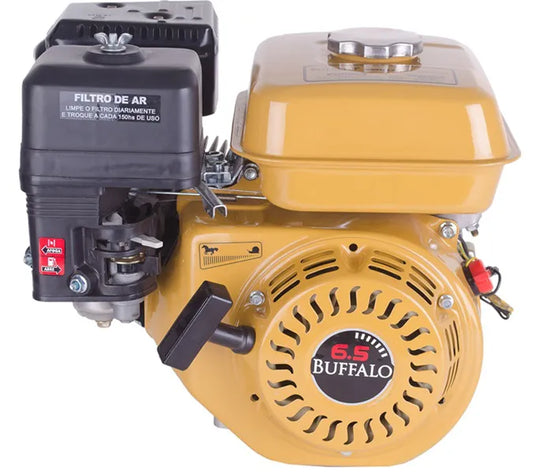 Motor Gasolina Buffalo BFG 6.5CV 3600 RPM 4 Tempos Partida Manual Alerta de Óleo