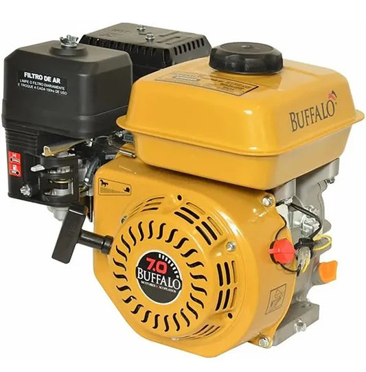 Motor Gasolina Buffalo BFG 7CV 3600 RPM 4 Tempos Partida Manual Alerta de Óleo