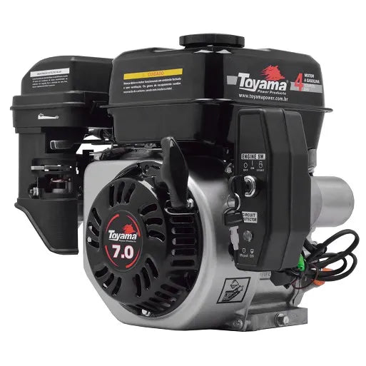 Motor Gasolina Toyama TE70E-KXP 7HP 210cc 4 Tempos Partida Elétrica e Manual Multiuso