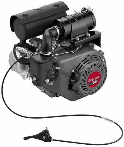 Motor Para Compactador de Solo Branco B4T5.5 CX 5,5CV 4 Tempos Partida Manual