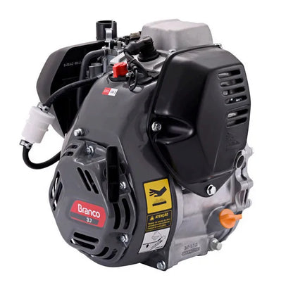 Motor Branco B4T 3,7 HP 121cc 4 Tempos Partida Manual – Compactador de Solo Eixo 15mm