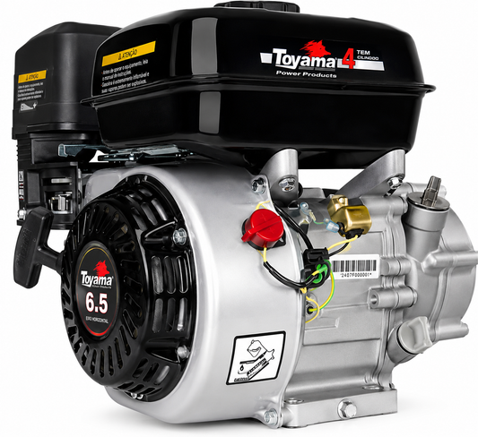 Motor Branco B4T 6,5 HP 196cc com Embreagem Centrífuga e Redução 1.800 RPM