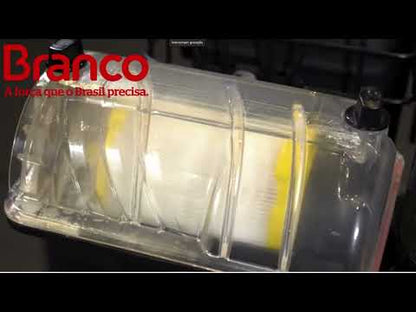 Motor Gasolina Branco B4T 7.5HP 4 Tempos Partida Manual Filtro Ciclônico