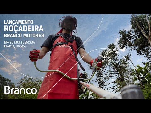 Roçadeira Gasolina Branco BR52A 52cc
