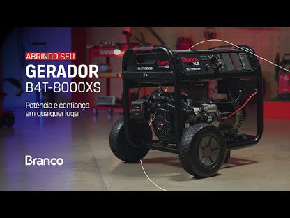 Gerador de Energia Branco Elite 8000XS 10.5 KVA Monofásico 110/220V