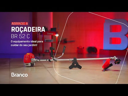 Roçadeira Profissional Branco BR52C 52cc - Melhor Custo-Benefício 2026